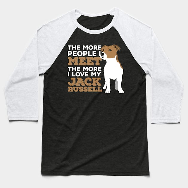 Jack Russel Dog Pet Animal Lover Gift Baseball T-Shirt by Dolde08